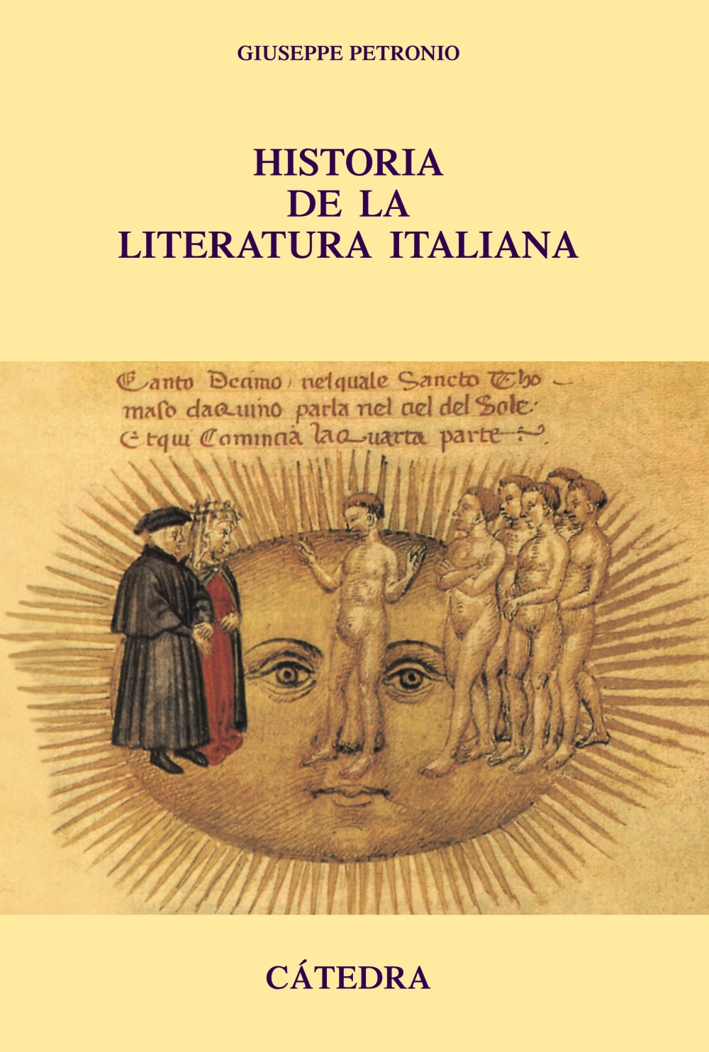 Historia de la literatura italiana Ediciones Cátedra